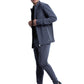 Men's Stand-up Collar Zip Front Jacket