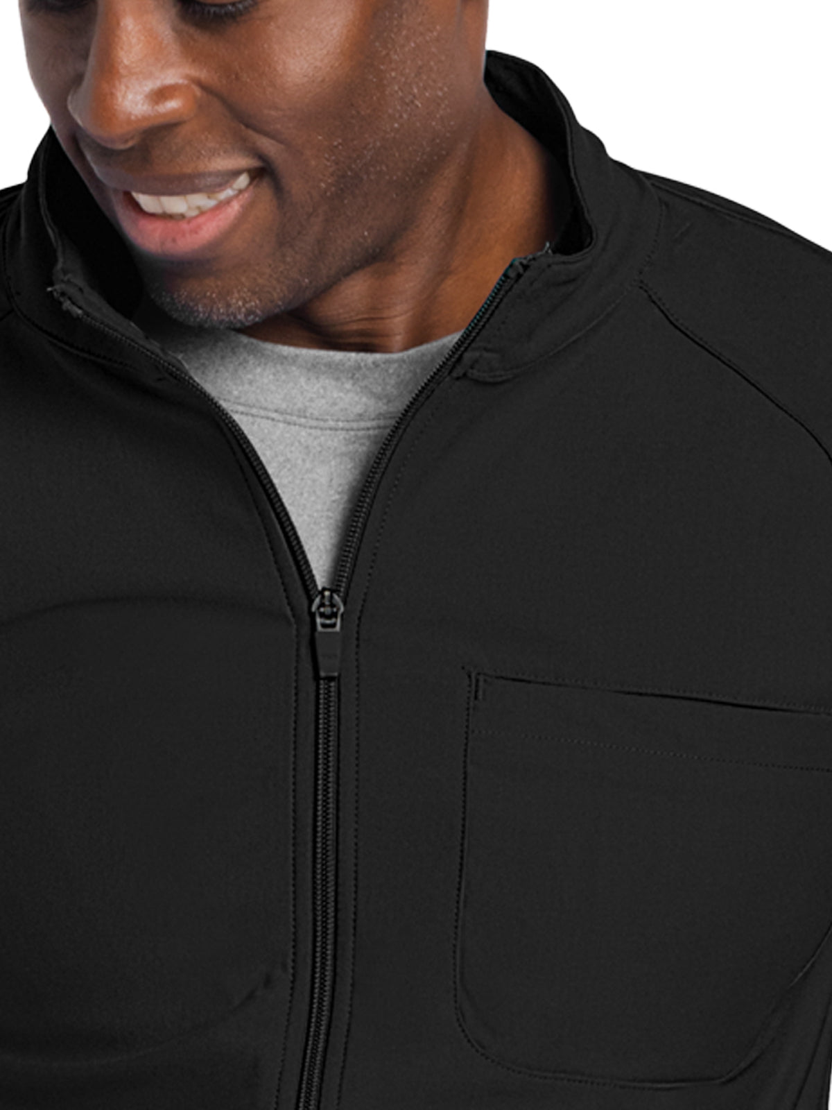 Men's 3-Pocket Zip Front Jacket