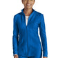 Women's Mock Neck Zip Front Scrub Jacket