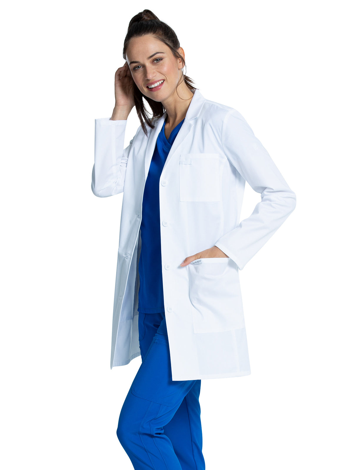 Women's Three-Pocket 33" Mid-Length Lab Coat