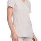 Women's 2 Pocket V-Neck Knit Side Panel Top