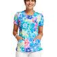 Women's Round Neck Print Top