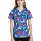 Women's V-Neck Print Top