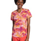 Women's V-Neck Tuckable Print Top