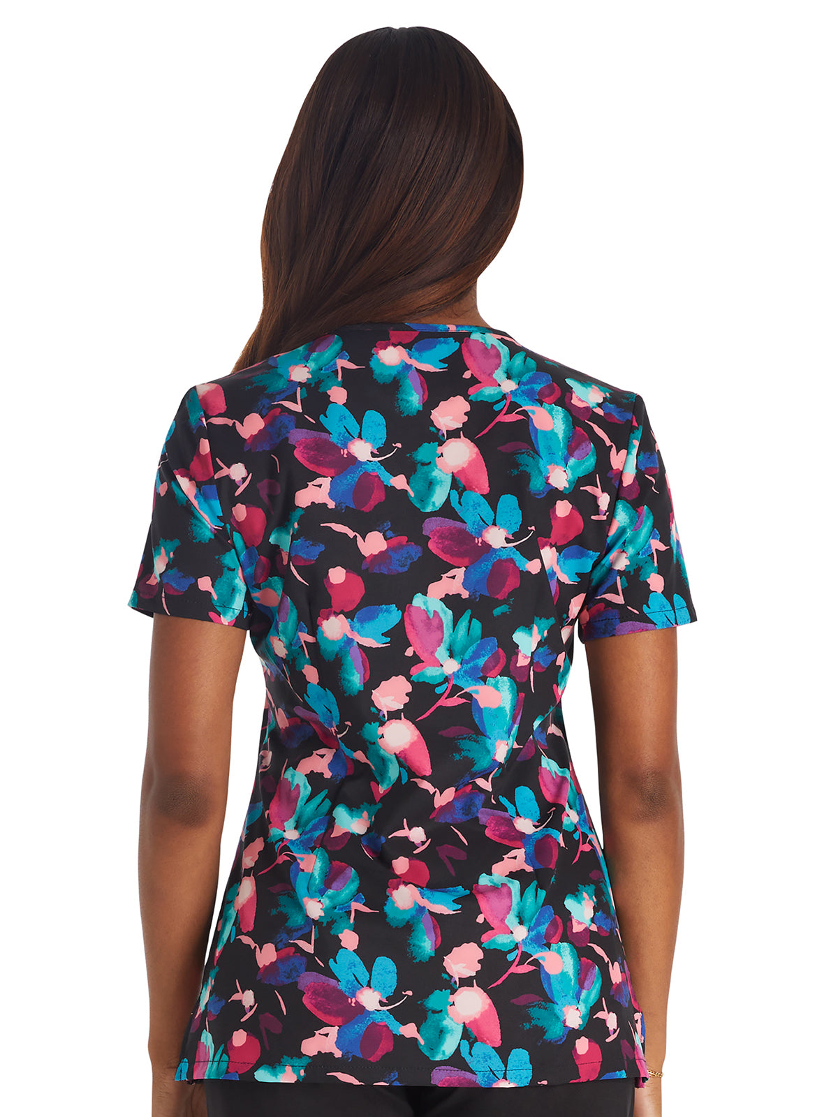 Women's V-Neck Print Top