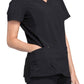 Women's 3-Pocket Mock Wrap Knit Panel Top