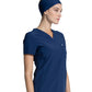 Women's Left Chest Pocket Tuckable V-Neck Top