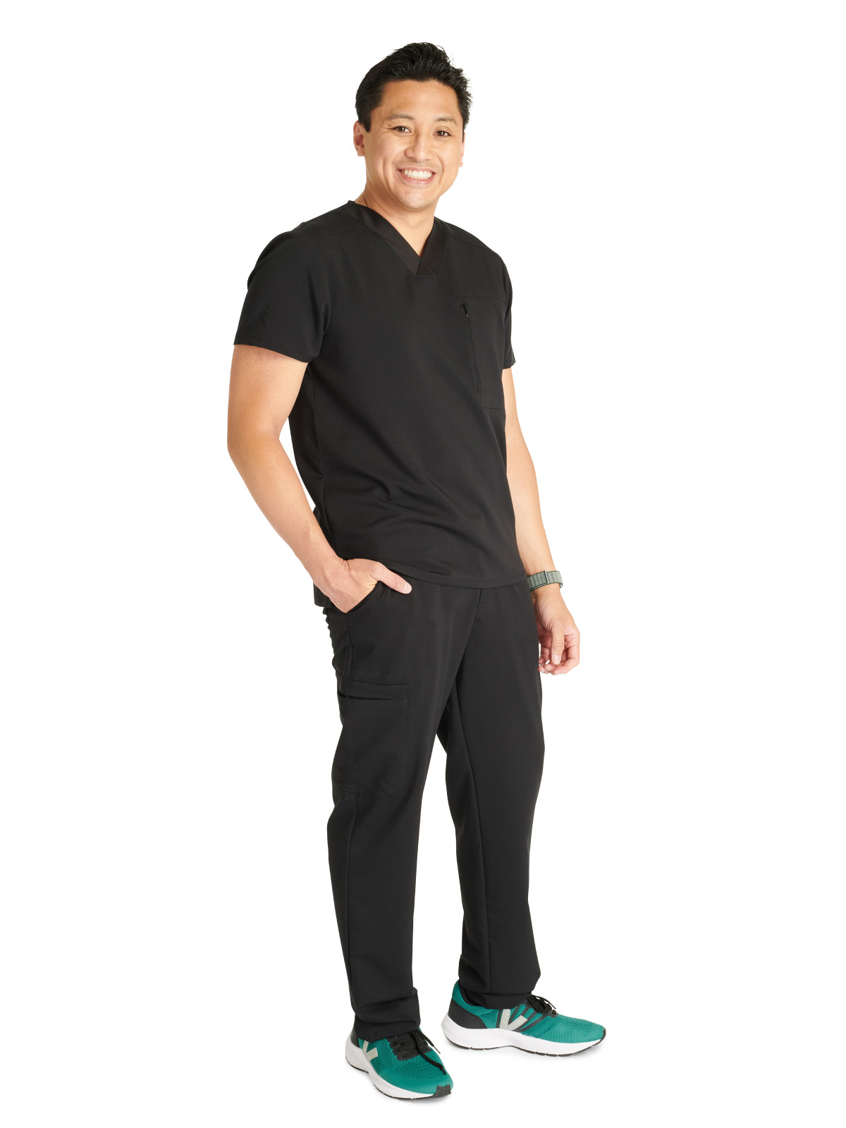 Men's V-Neck Scrub Top