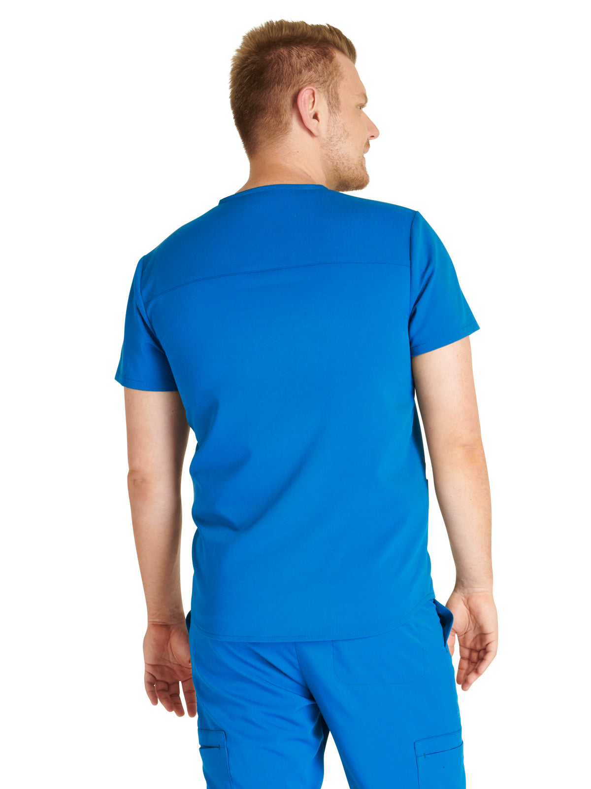 Men's V-Neck Scrub Top