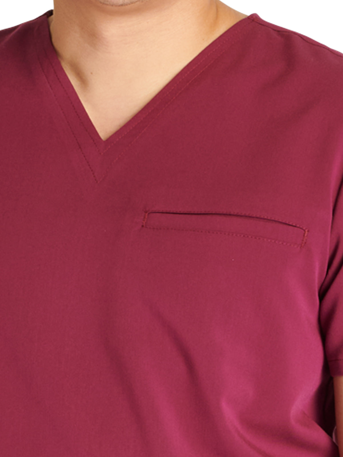 Men's V-Neck Scrub Top