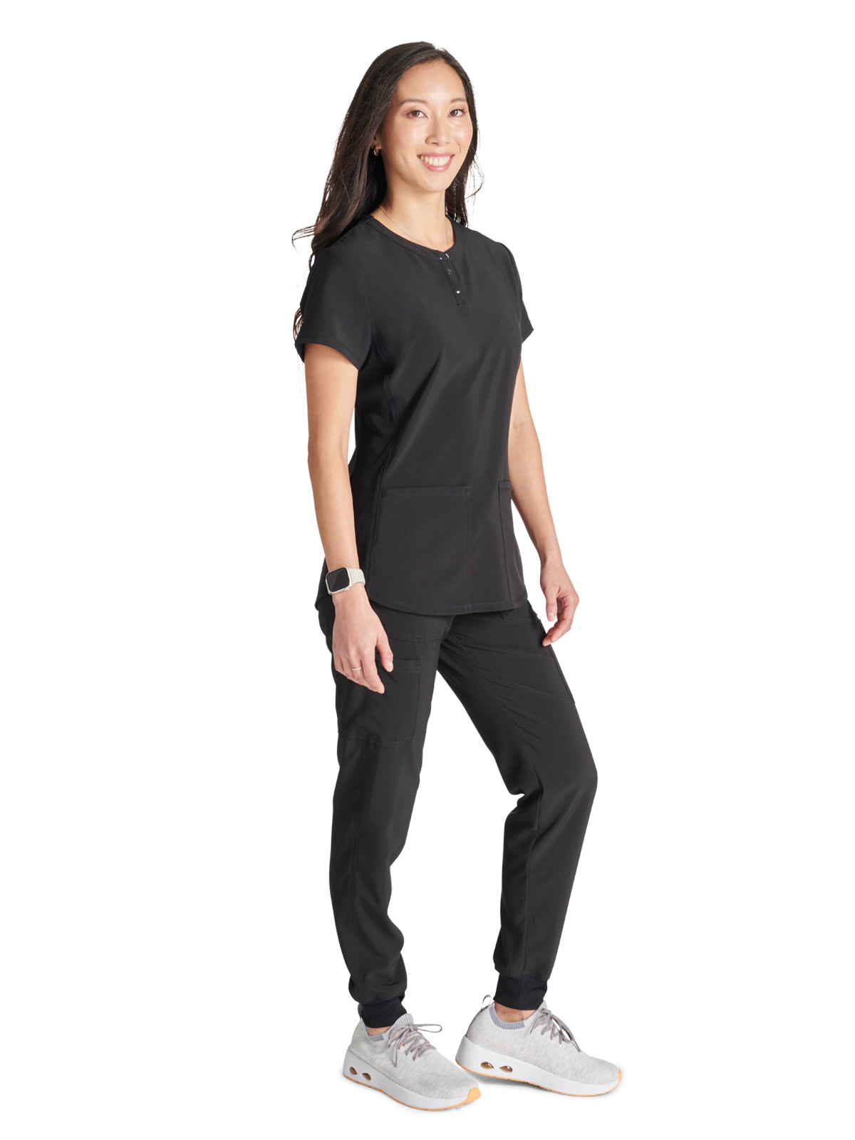 Women's Snap Front Henley Top