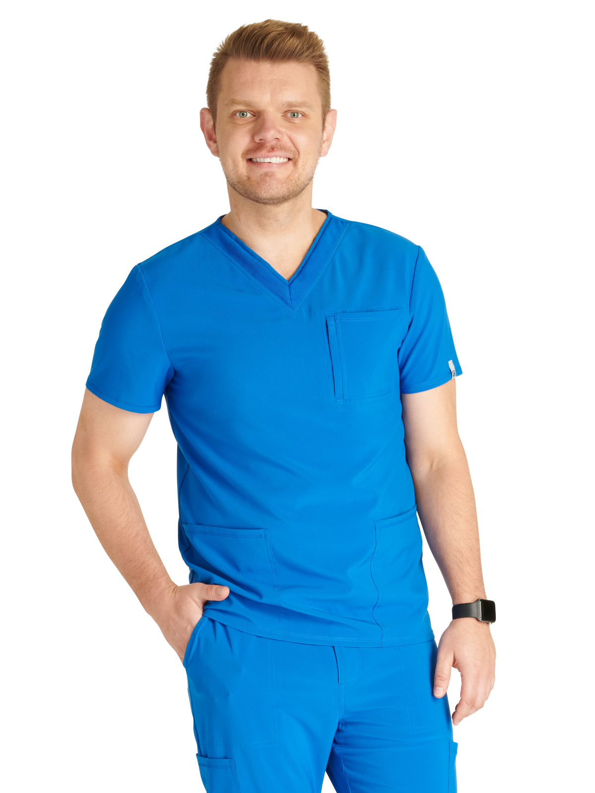 Men's V-Neck Scrub Top