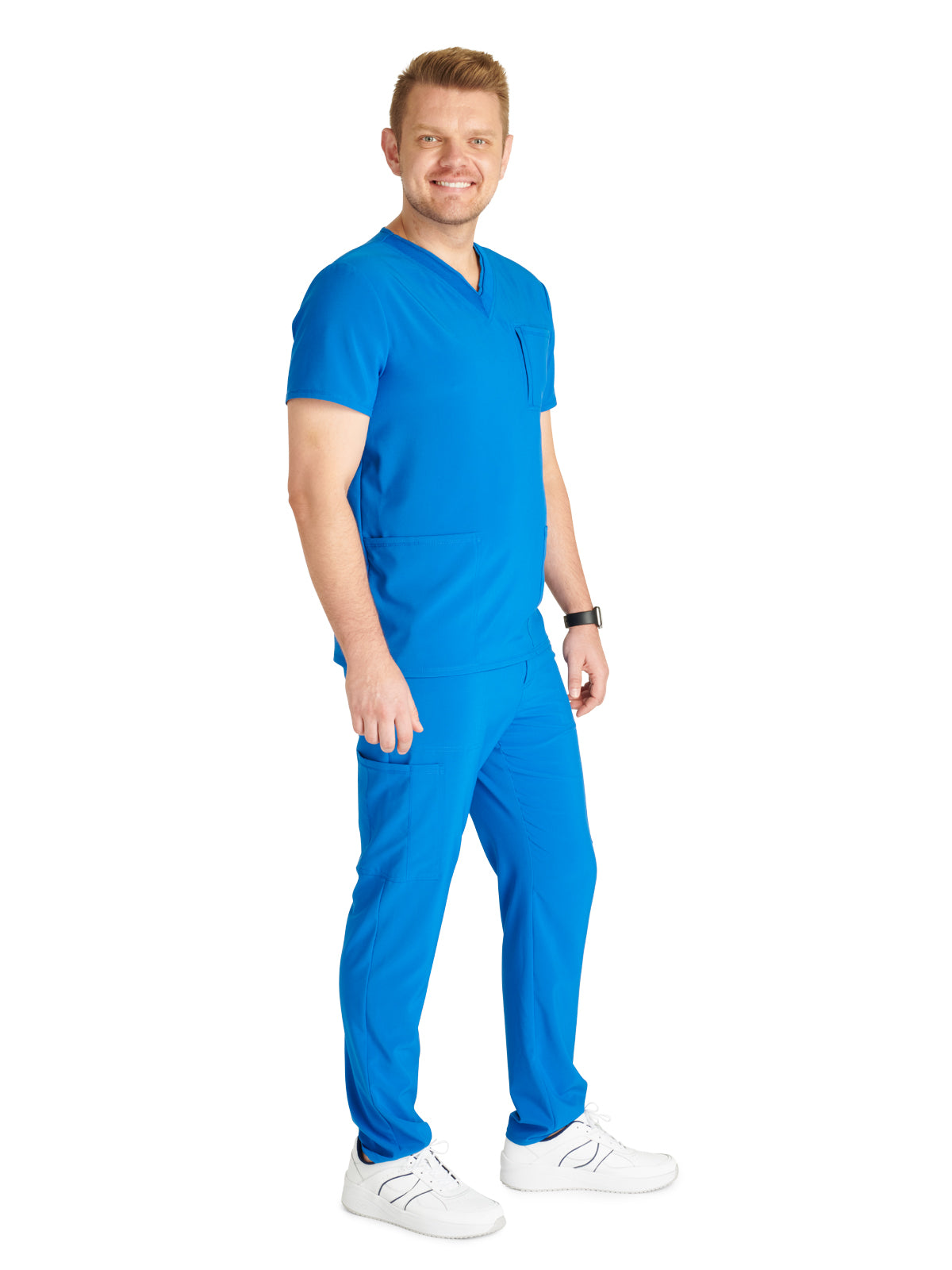 Men's V-Neck Scrub Top