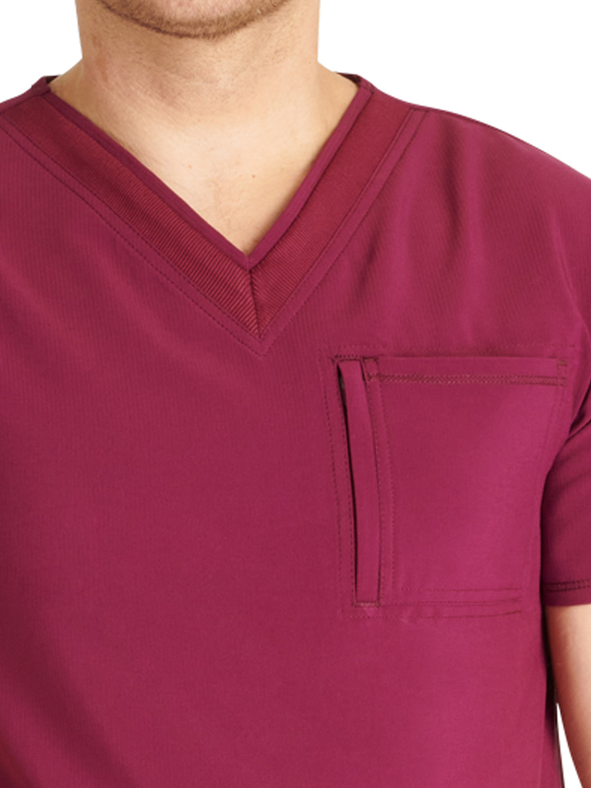 Men's V-Neck Scrub Top