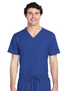 Unisex 1-Pocket V-Neck Top - CK778A - Galaxy Blue