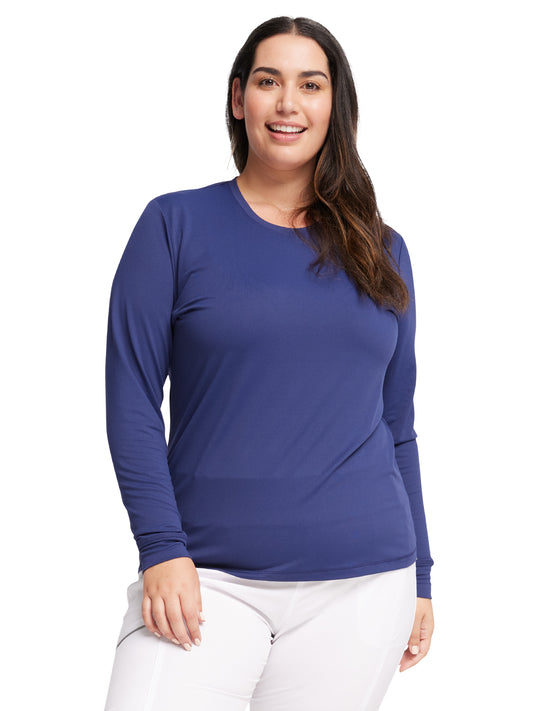 Women's Long Sleeve Underscrub Knit Tee