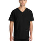 Men's 3-Pocket Tuck-In V-Neck Top - CK783A - Black