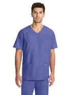 Men's 3-Pocket Tuck-In V-Neck Top - CK783A - Ciel