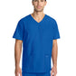 Men's 3-Pocket Tuck-In V-Neck Top - CK783A - Royal