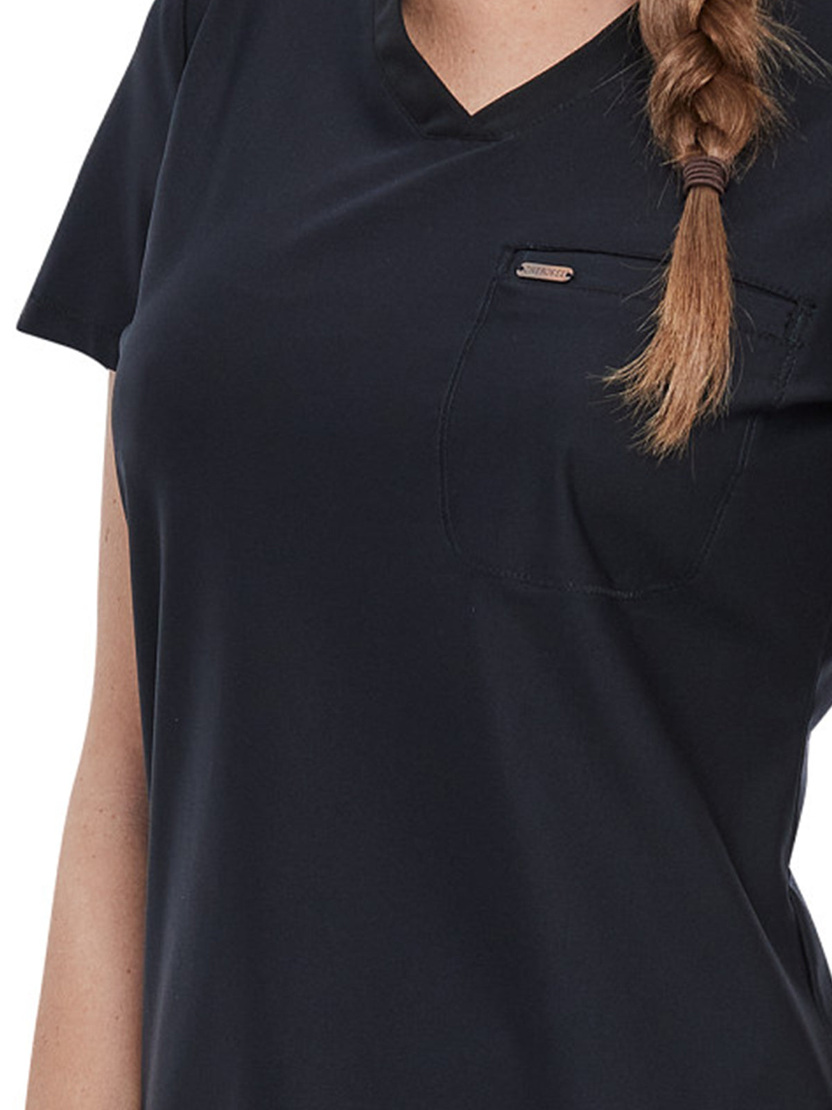 Women's 1-Pocket Tuckable V-Neck Top