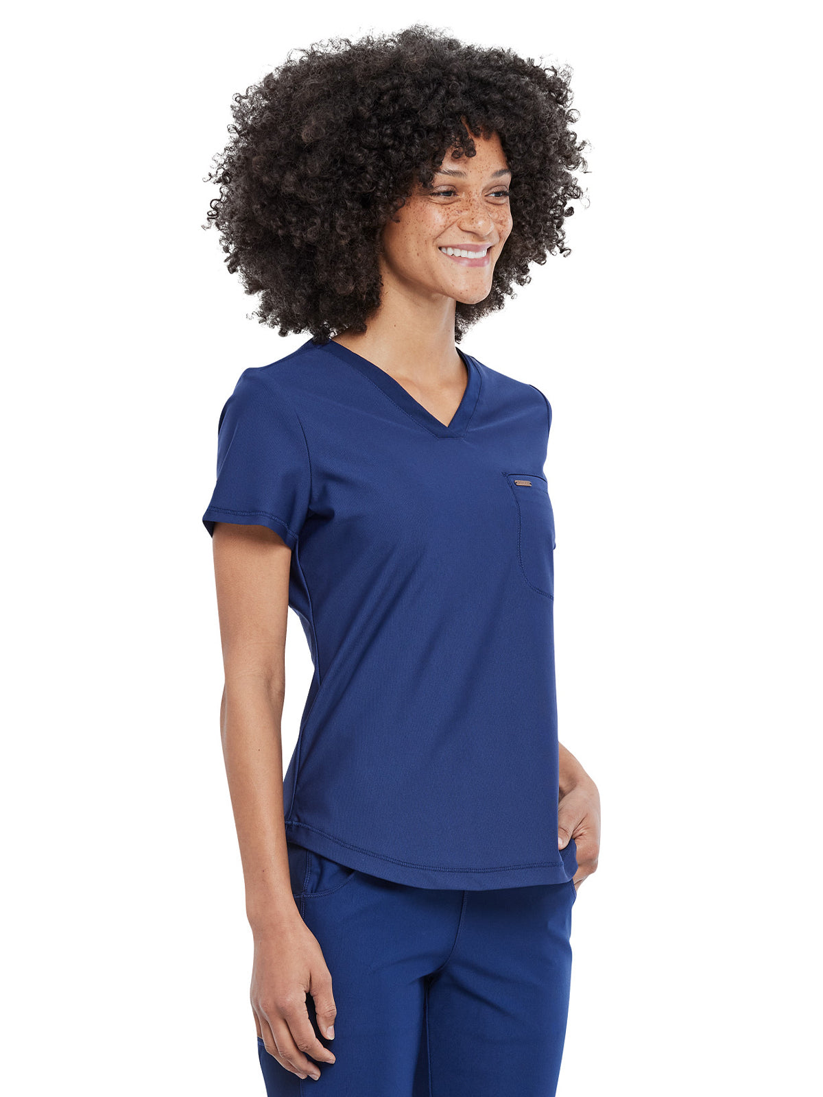 Women's 1-Pocket Tuckable V-Neck Top