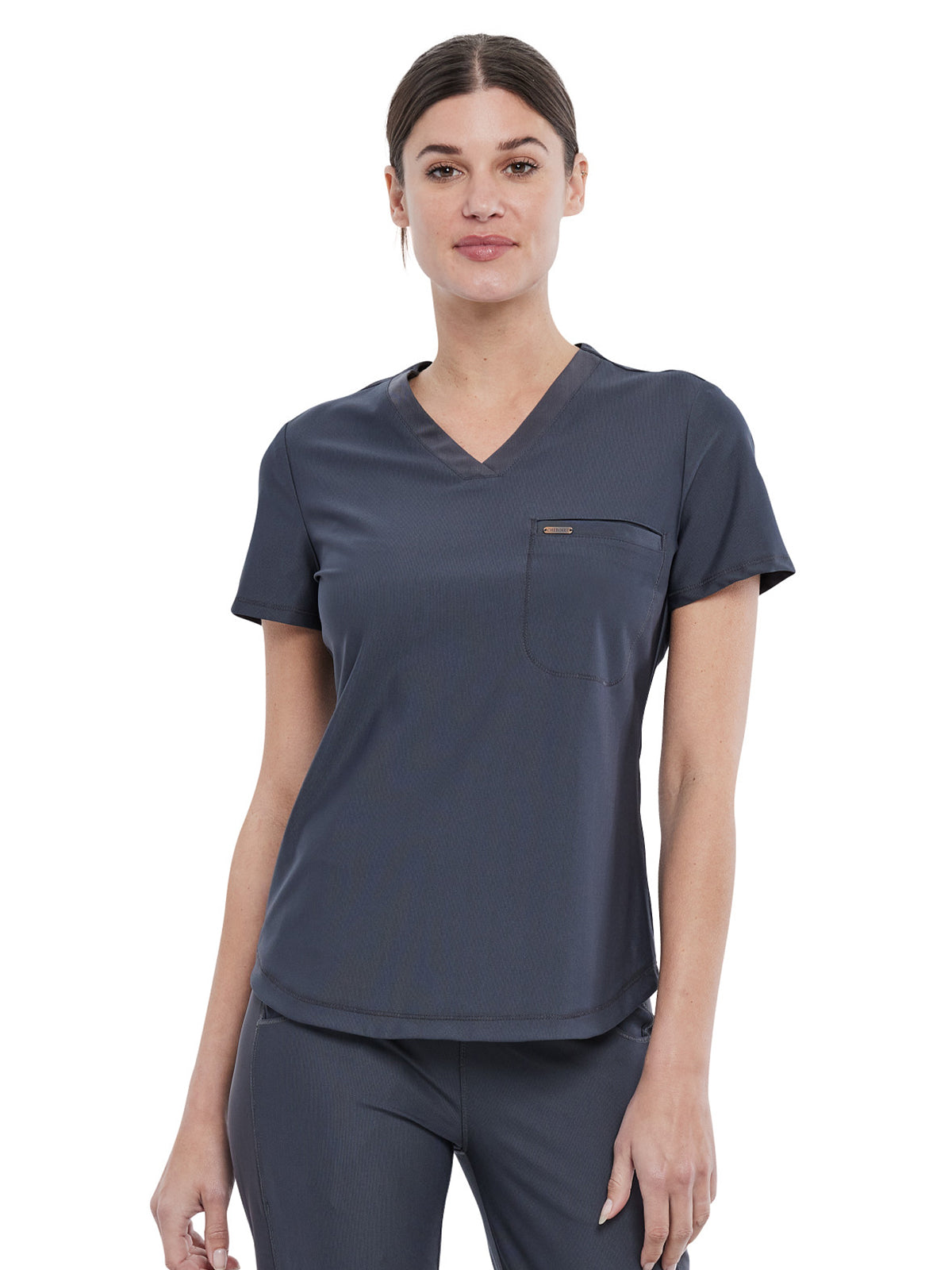 Women's 1-Pocket Tuckable V-Neck Top