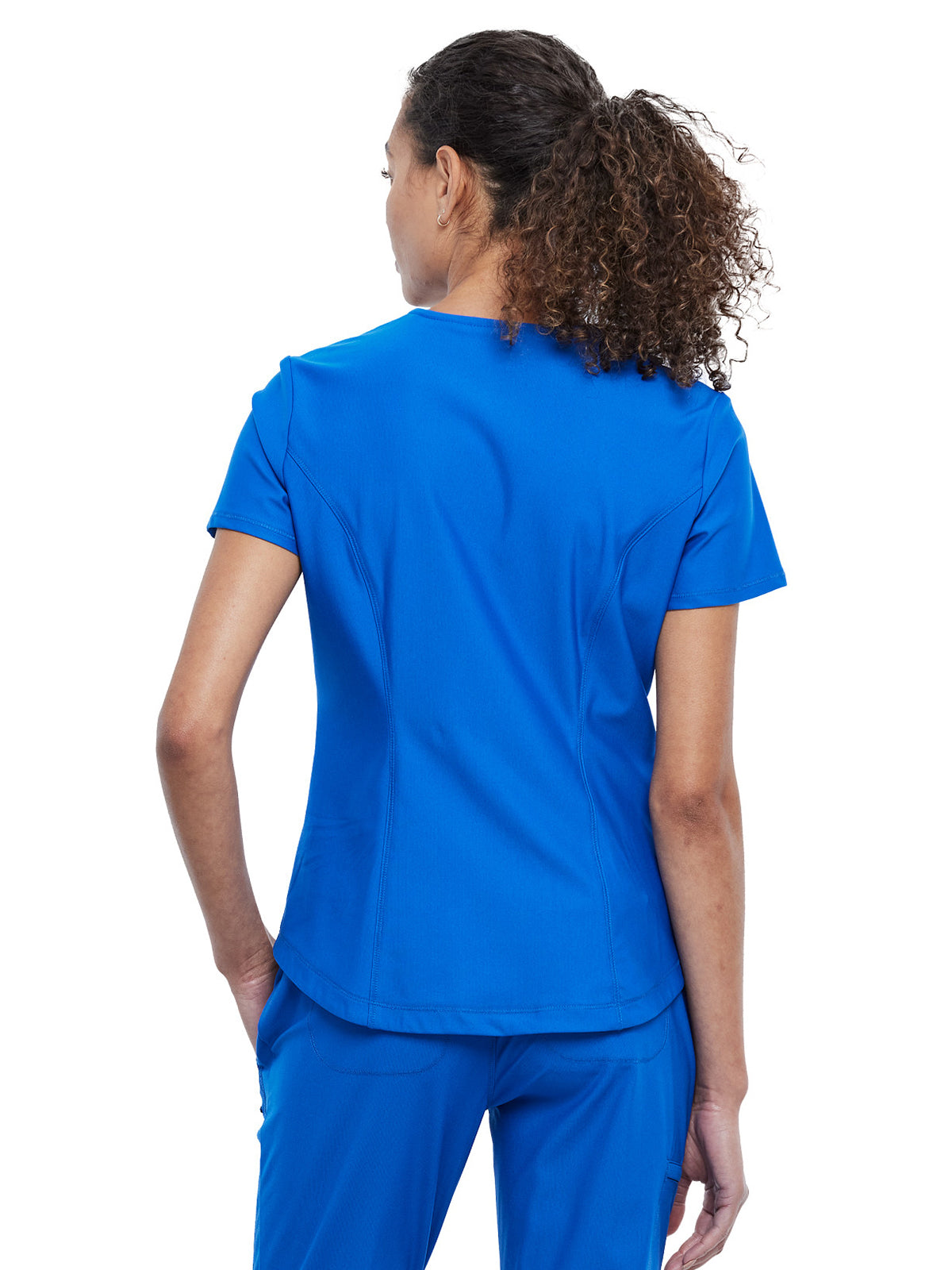 Women's 1-Pocket Tuckable V-Neck Scrub Top