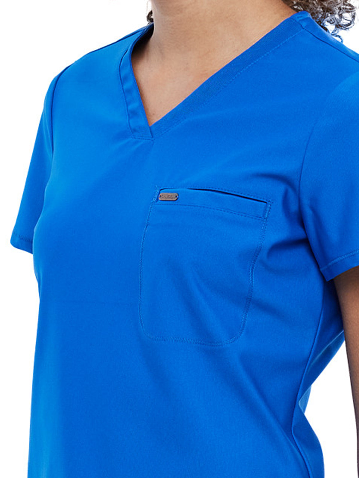 Women's 1-Pocket Tuckable V-Neck Scrub Top