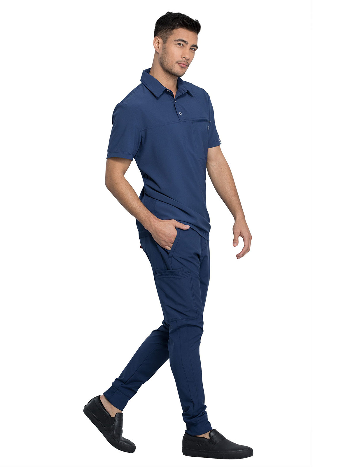 Men's 1-Pocket Tuckable Zipper Polo Top