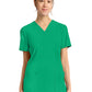 Women's 2-Pocket V-Neck Top - CK832 - Green Apple
