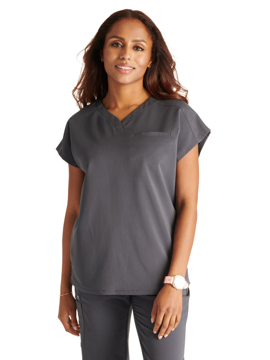 Women's V-Neck Scrub Top