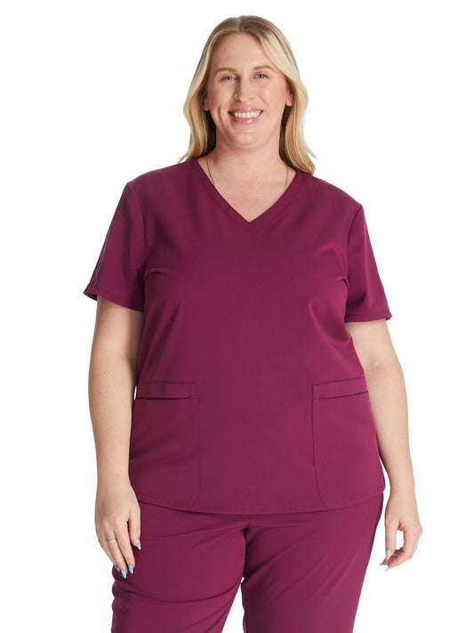 Women's V-Neck Scrub Top