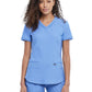 Women's Curved Hemline V-Neck Scrub Top