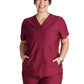 Women's 2-Pocket Contemporary V-Neck Scrub Top