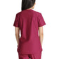 Women's 2-Pocket Contemporary V-Neck Scrub Top