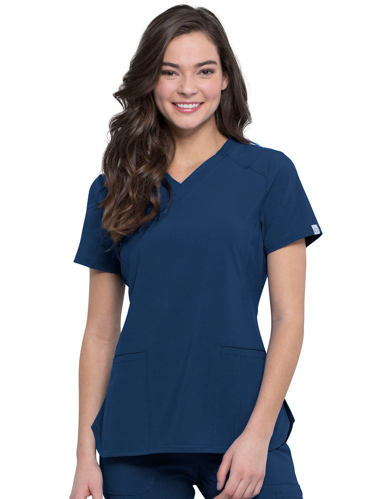 Women's 2-Pocket V-Neck Scrub Top