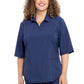 Women's Elbow Length Sleeved 3 Pocket Polo Shirt