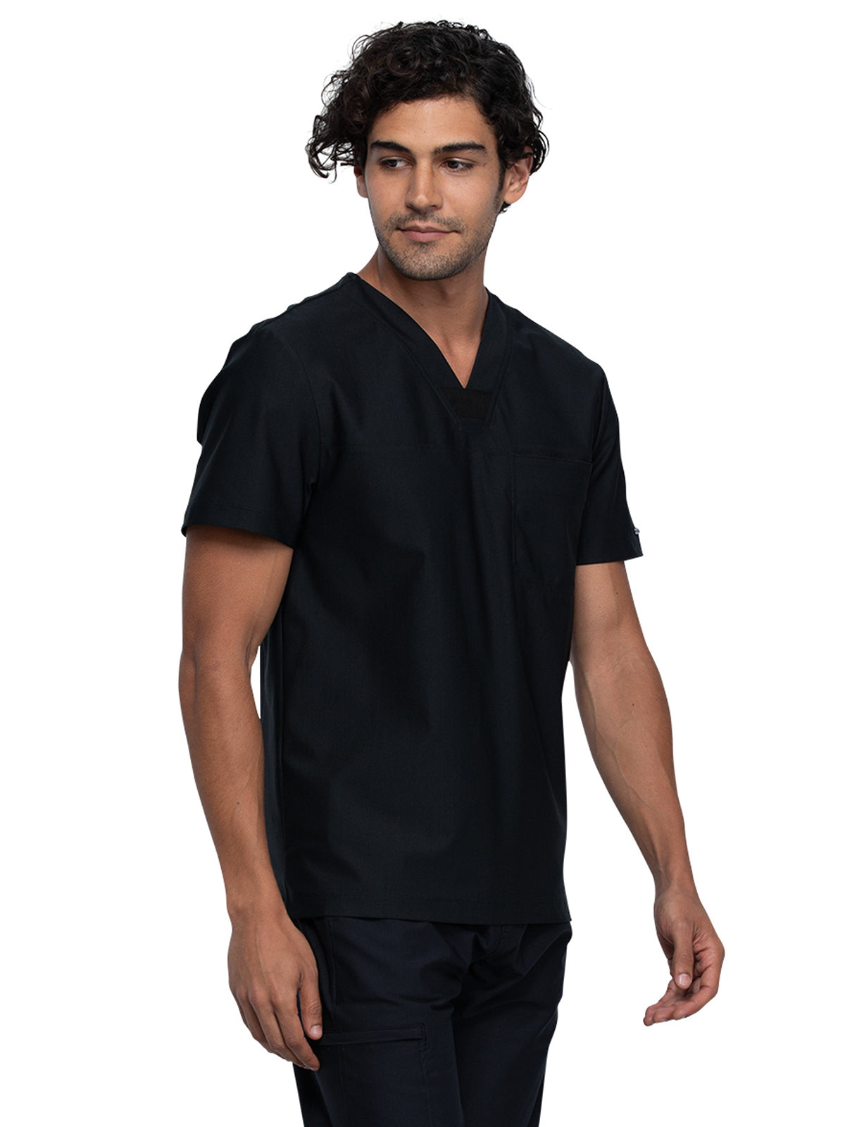 Men's Contouring Tuckable V-Neck Scrub Top