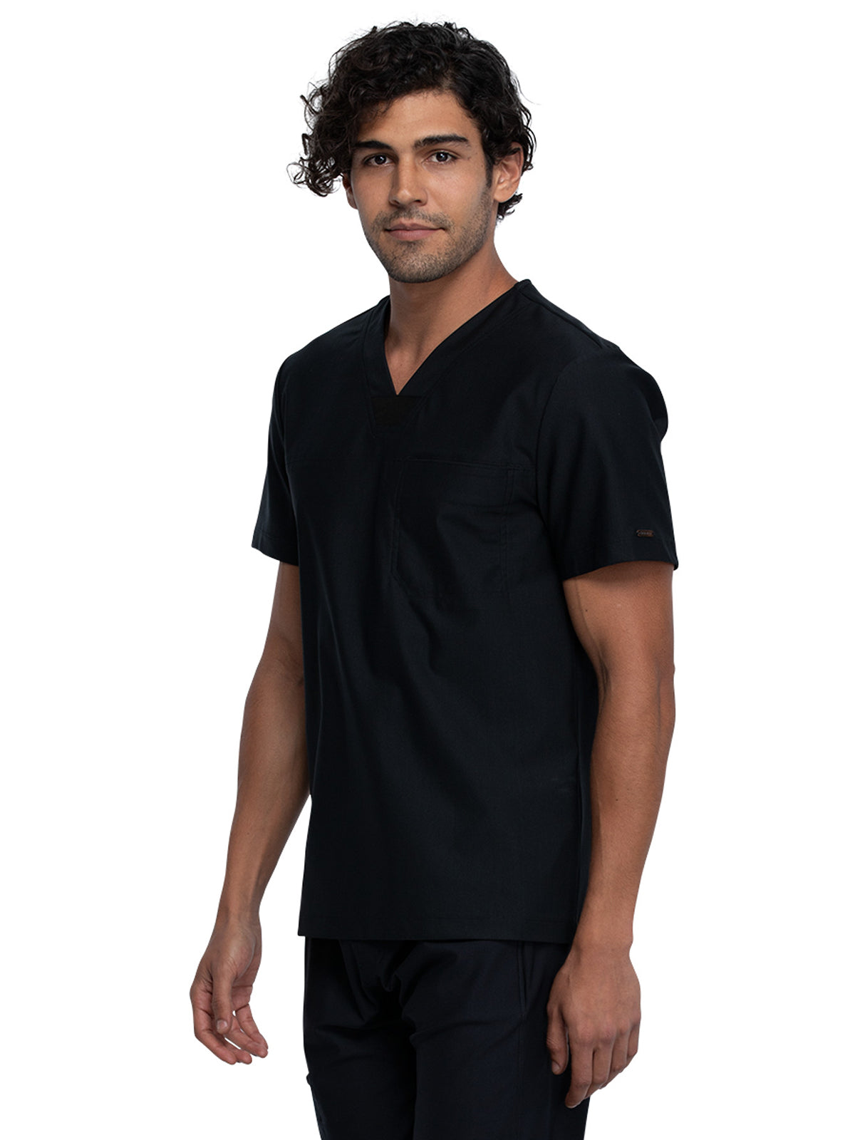 Men's Contouring Tuckable V-Neck Scrub Top