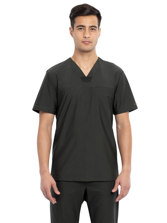 Men's Contouring Tuckable V-Neck Scrub Top