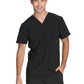 Men's 3-Pocket V-Neck Top - CK900A - Black
