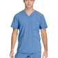 Men's Three-Pocket V-Neck Scrub Top