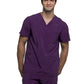 Men's Three-Pocket V-Neck Scrub Top