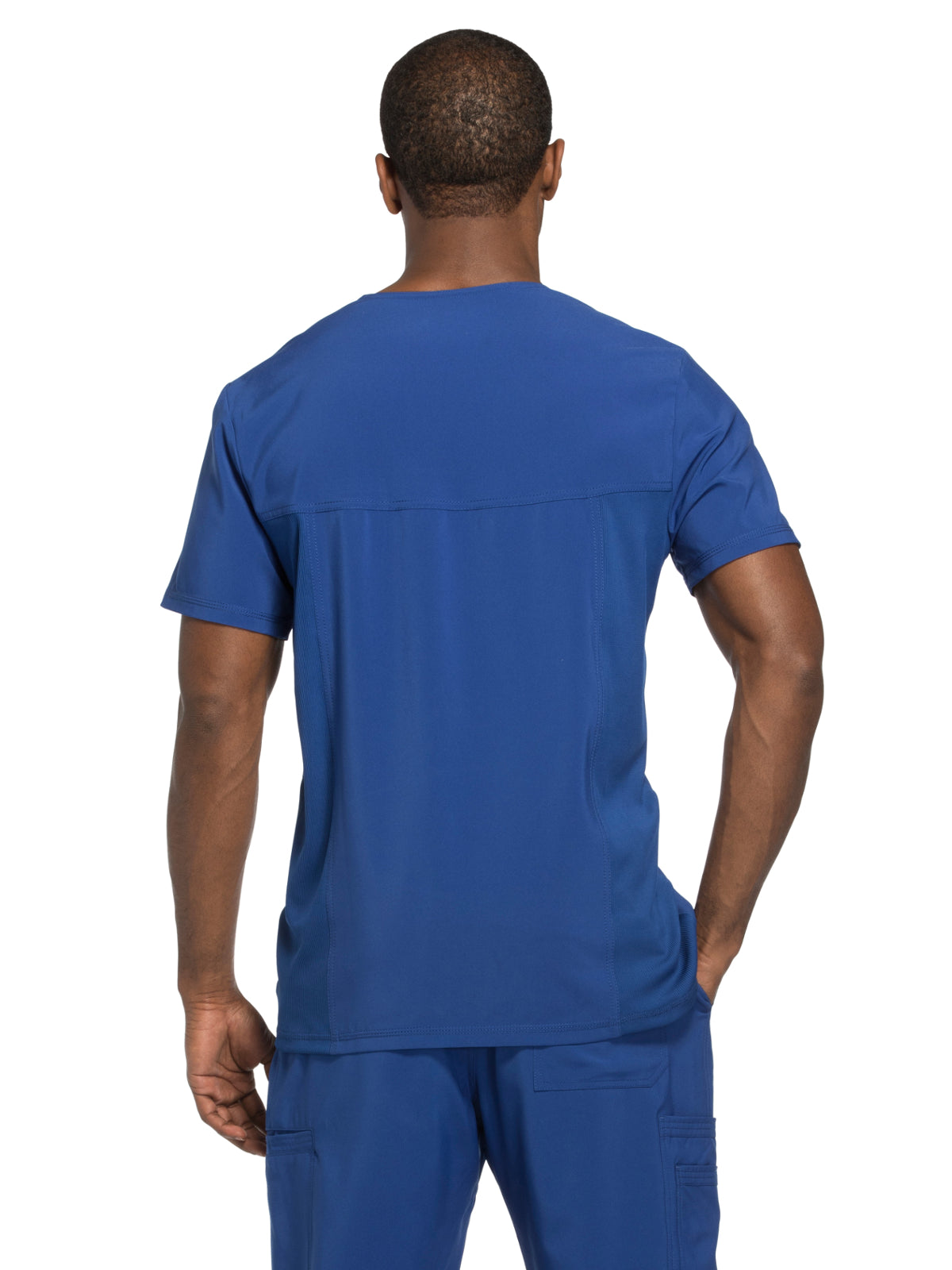 Men's Three-Pocket V-Neck Scrub Top