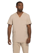 Men's 3-Pocket V-Neck Top - CK900A - Khaki