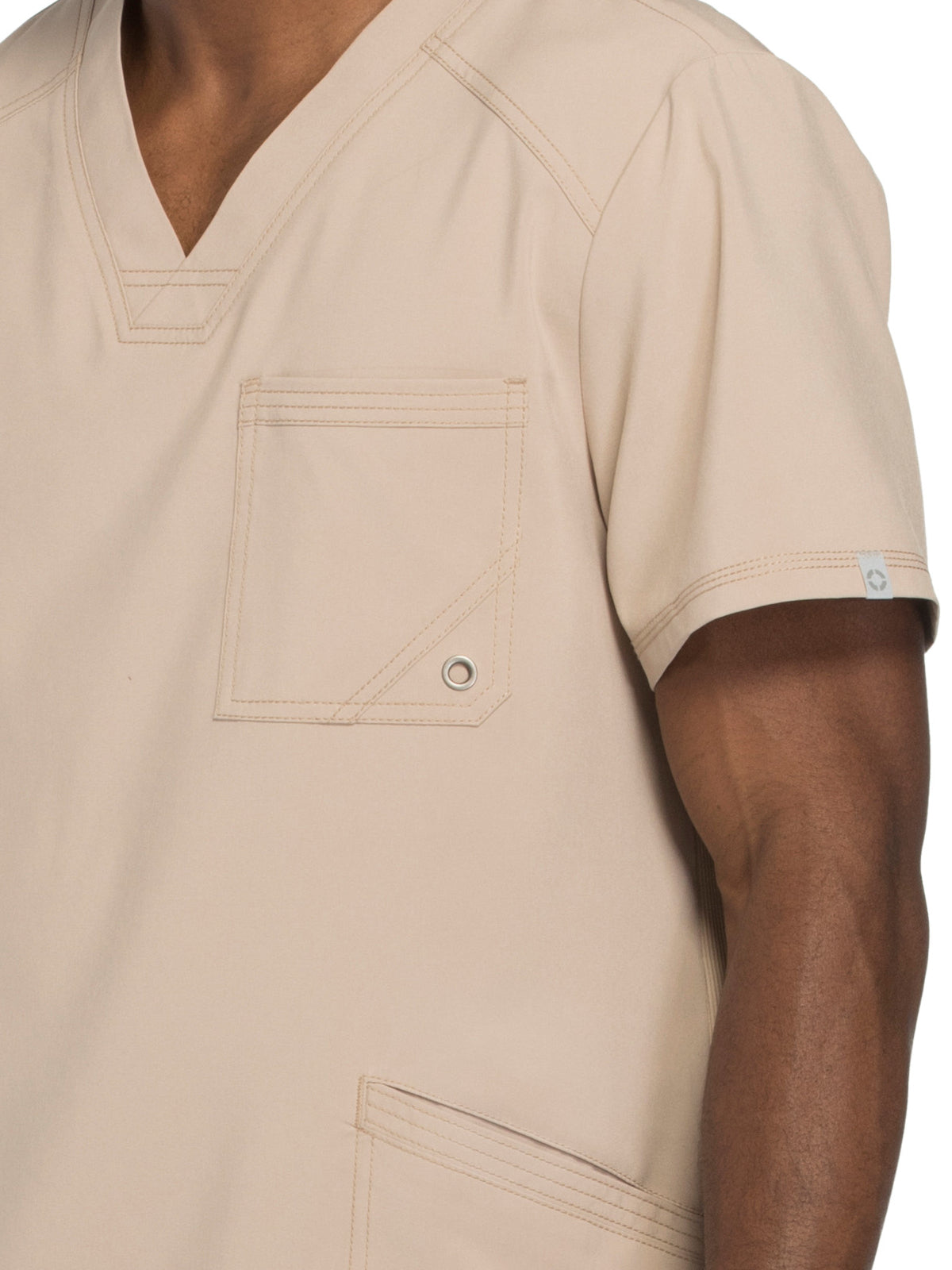 Men's Three-Pocket V-Neck Top