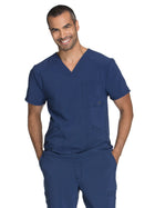 Men's 3-Pocket V-Neck Top - CK900A - Navy