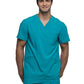 Men's 3-Pocket V-Neck Top - CK900A - Teal Blue