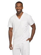 Men's 3-Pocket V-Neck Top - CK900A - White