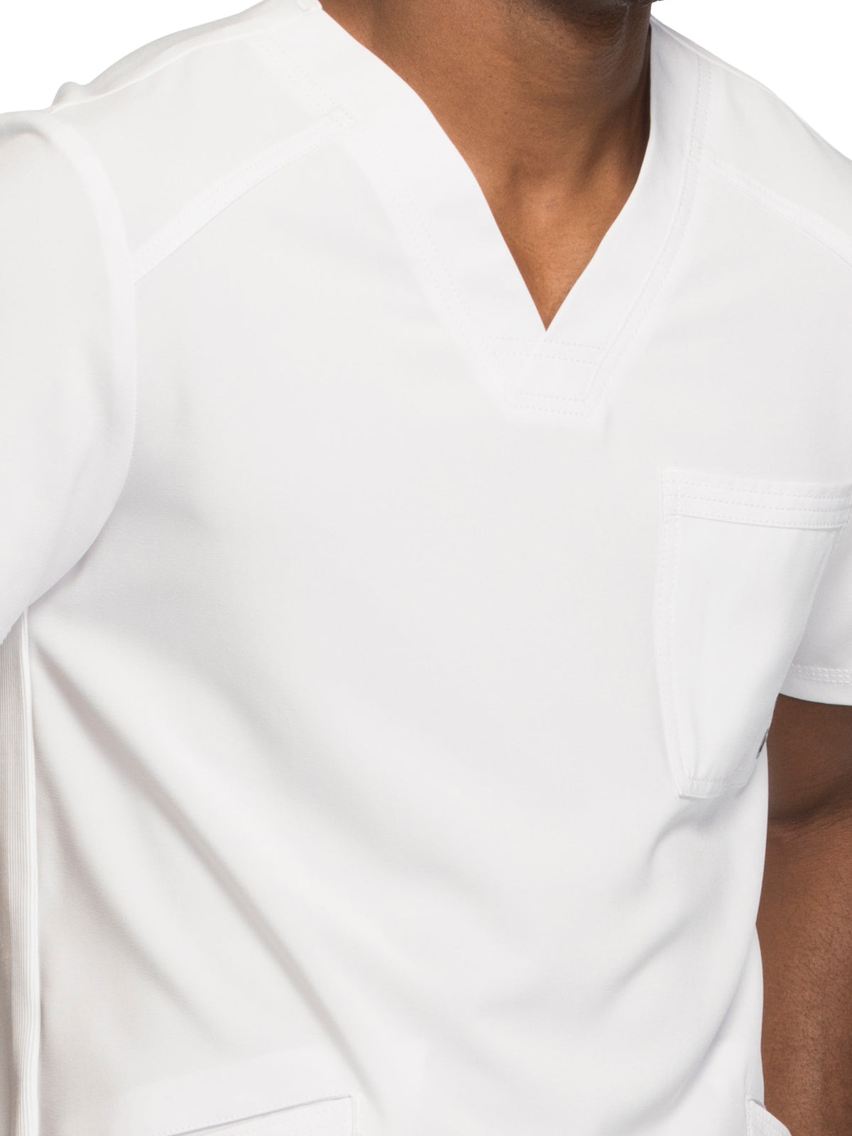 Men's Three-Pocket V-Neck Scrub Top